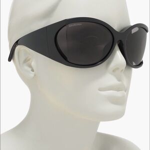 Balenciaga Sleek Black Sunglasses